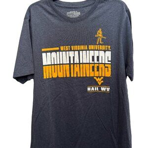 WVU West Virginia University Mountaineers Designed in Los Angeles Tee Shirt, XL